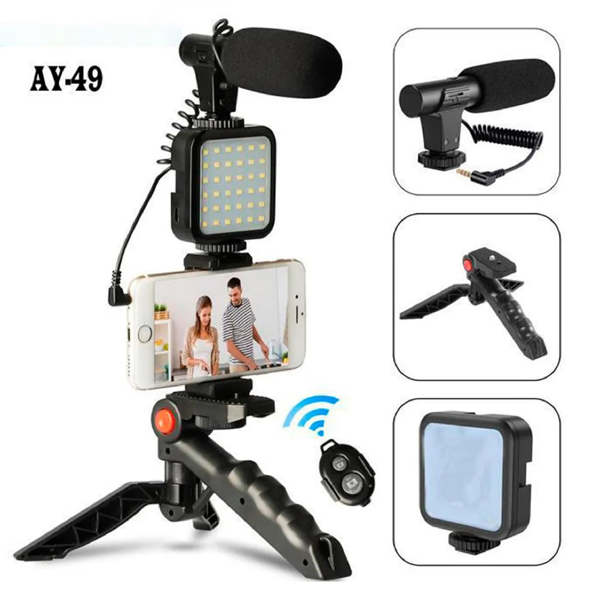 Tripode Profesional AY-49 Ajustable